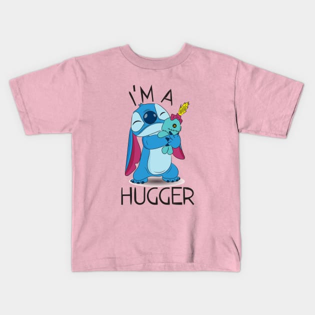 I'm a hugger Kids T-Shirt by carloj1956